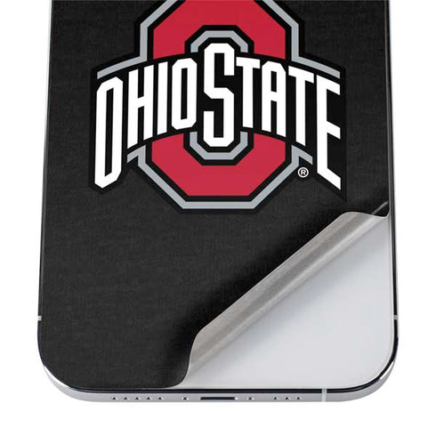 Ohio State University OSU Buckeyes Black iPhone 12 Pro Max Skin