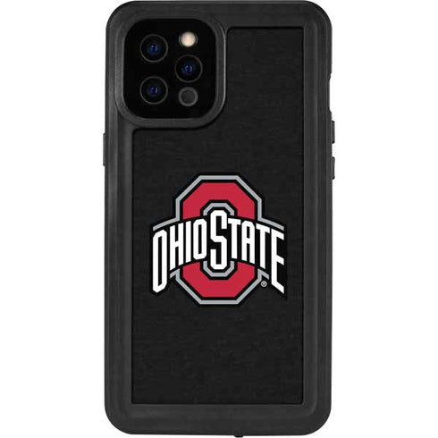 Ohio State University OSU Buckeyes Black iPhone 12 Pro Max Waterproof Case