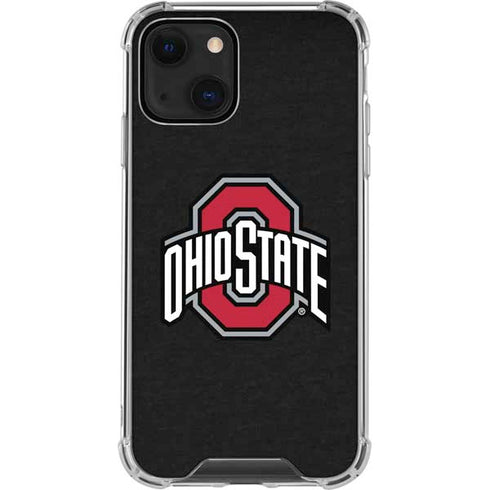 Ohio State University OSU Buckeyes Black iPhone 13 Clear Case