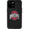 Ohio State University OSU Buckeyes Black iPhone 13 Mini Waterproof Case