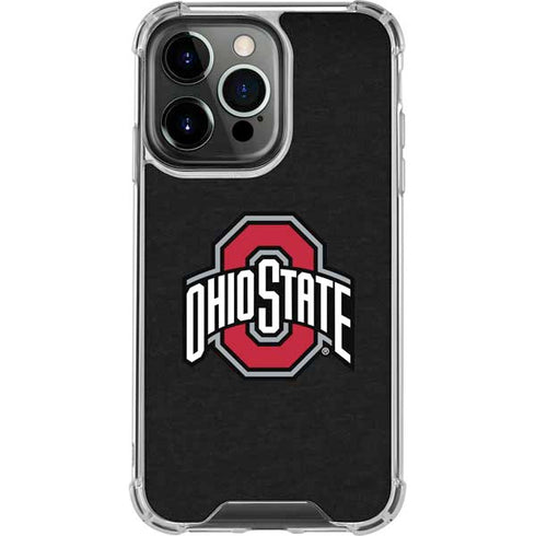 Ohio State University OSU Buckeyes Black iPhone 13 Pro Clear Case