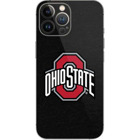 Ohio State University OSU Buckeyes Black iPhone 13 Pro Max Skin