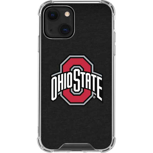 Ohio State University OSU Buckeyes Black iPhone 14 Clear Case