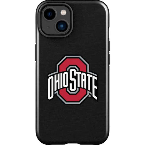 Ohio State University OSU Buckeyes Black iPhone 15 Plus Impact Case