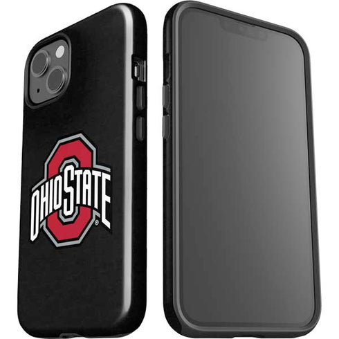 Ohio State University OSU Buckeyes Black iPhone 14 Plus Impact Case