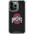 Ohio State University OSU Buckeyes Black iPhone 15 Pro Clear Case