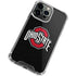 Ohio State University OSU Buckeyes Black iPhone 15 Pro Clear Case