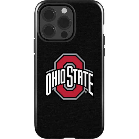 Ohio State University OSU Buckeyes Black iPhone 14 Pro Impact Case