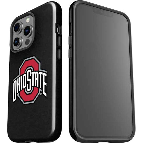 Ohio State University OSU Buckeyes Black iPhone 14 Pro Impact Case