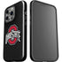 Ohio State University OSU Buckeyes Black iPhone 14 Pro Impact Case