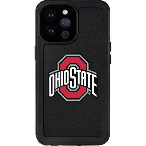 Ohio State University OSU Buckeyes Black iPhone 14 Pro Max Waterproof Case