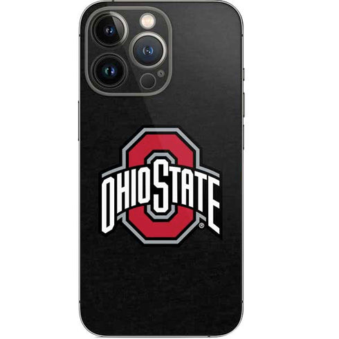 Ohio State University OSU Buckeyes Black iPhone 14 Pro Skin