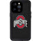 Ohio State University OSU Buckeyes Black iPhone 14 Pro Waterproof Case