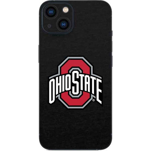 Ohio State University OSU Buckeyes Black iPhone 14 Skin
