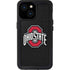 Ohio State University OSU Buckeyes Black iPhone 15 Waterproof Case