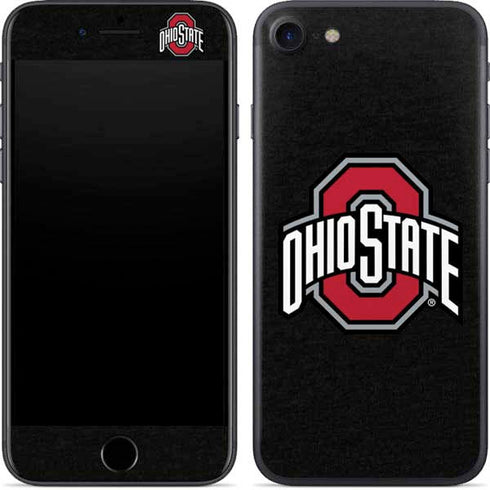 Ohio State University OSU Buckeyes Black iPhone 7 Skin