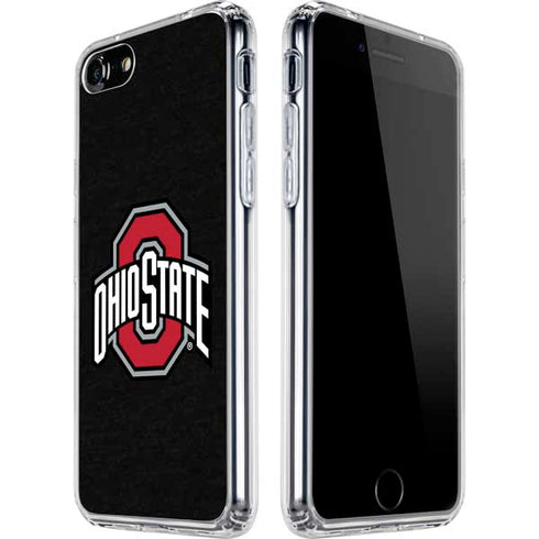 Ohio State University OSU Buckeyes Black iPhone SE (2nd & 3rd Gen) Clear Case