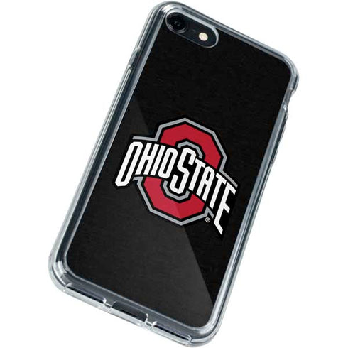 Ohio State University OSU Buckeyes Black iPhone SE (2nd & 3rd Gen) Clear Case