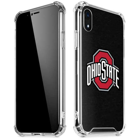 Ohio State University OSU Buckeyes Black iPhone XR Clear Case
