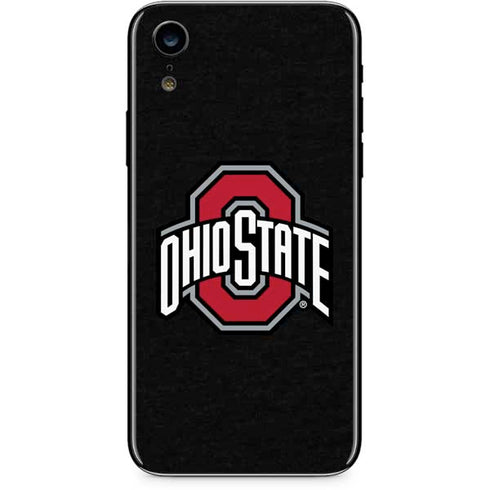 Ohio State University OSU Buckeyes Black iPhone XR Skin