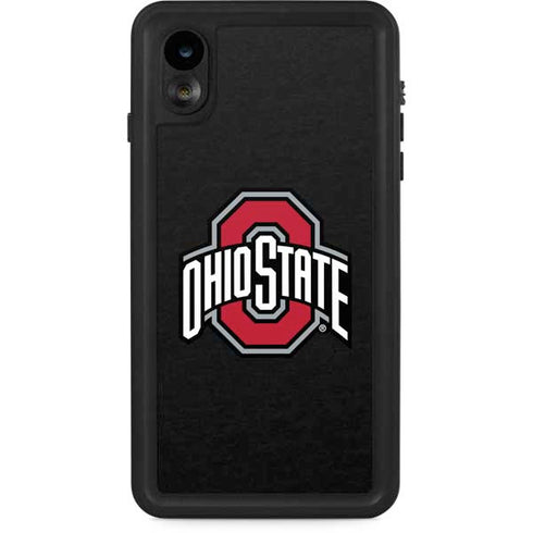 Ohio State University OSU Buckeyes Black iPhone XR Waterproof Case