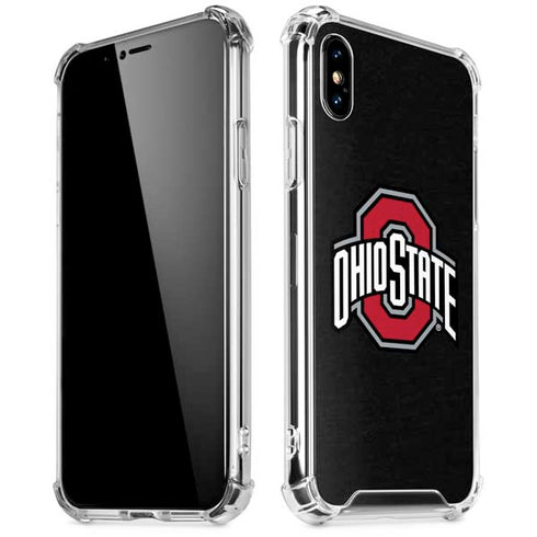 Ohio State University OSU Buckeyes Black iPhone XS Max Clear Case