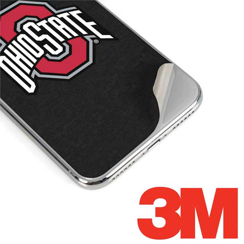 Ohio State University OSU Buckeyes Black iPhone XS Skin