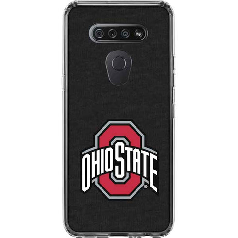Ohio State University OSU Buckeyes Black LG K51/Q51 Clear Case