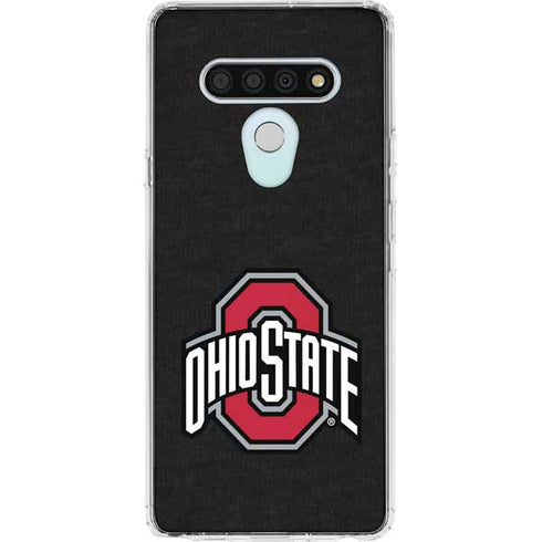 Ohio State University OSU Buckeyes Black LG Stylo 6 Clear Case
