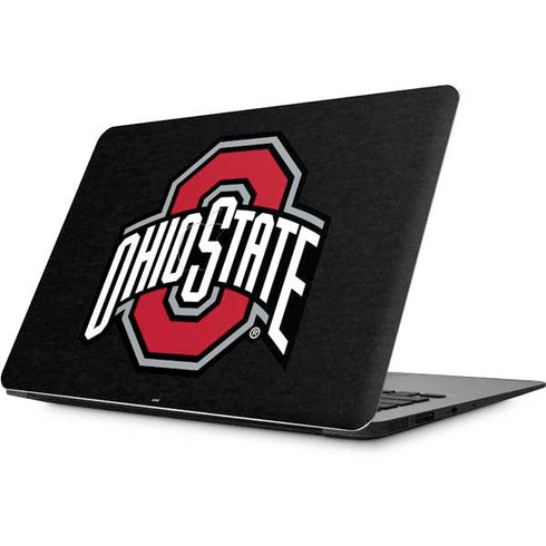 Ohio State University OSU Buckeyes Black Apple MacBook Skin