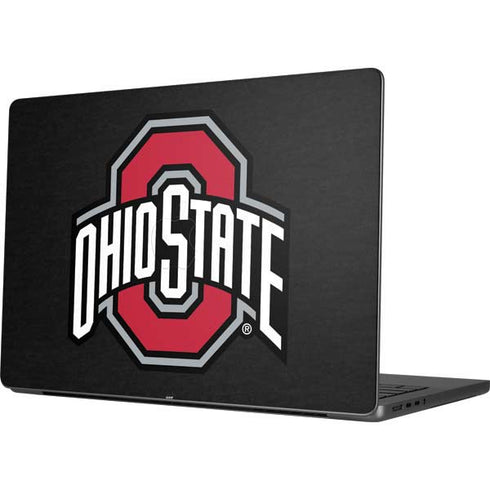 Ohio State University OSU Buckeyes Black MacBook Pro 14in (2021-24) Skin