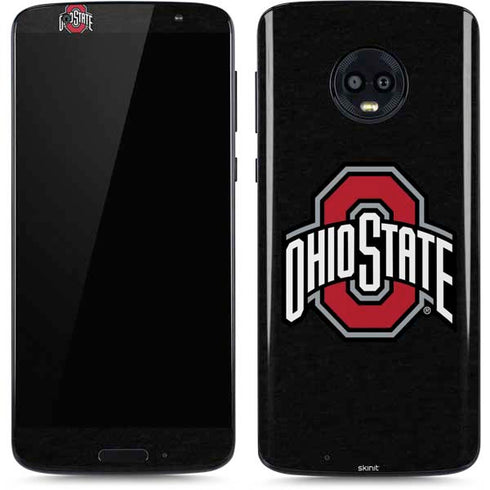 Ohio State University OSU Buckeyes Black Moto G6 Skin