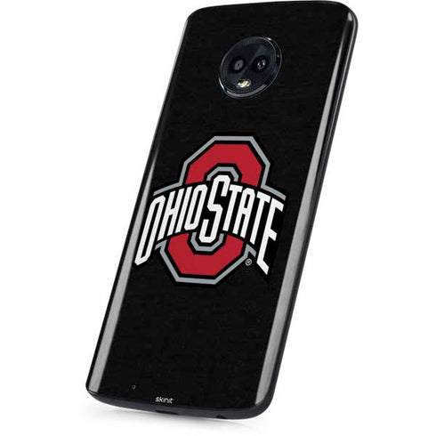 Ohio State University OSU Buckeyes Black Moto G6 Skin