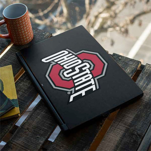 Ohio State University OSU Buckeyes Black MSI GS65 Stealth Laptop Skin