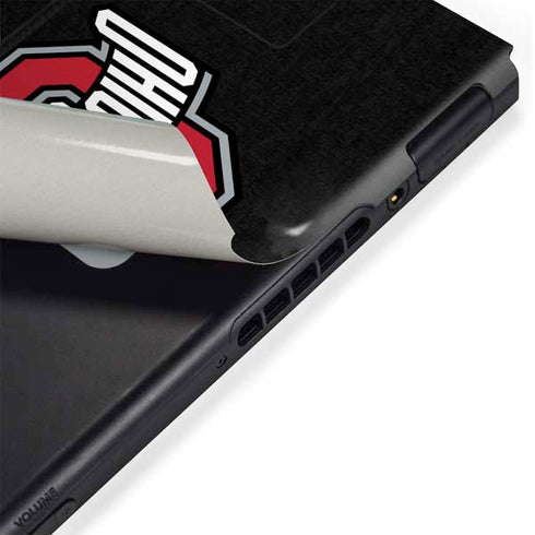 Ohio State University OSU Buckeyes Black Nintendo Switch Bundle Skin