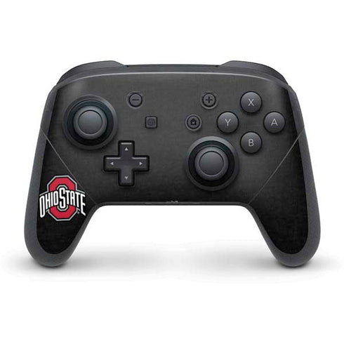 Ohio State University OSU Buckeyes Black Nintendo Switch Pro Controller Skin