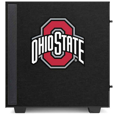 Ohio State University OSU Buckeyes Black NZXT H510 Compact ATX Mid-Tower Case Skin