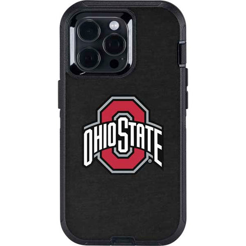 Ohio State University OSU Buckeyes Black Otterbox Defender iPhone Skin