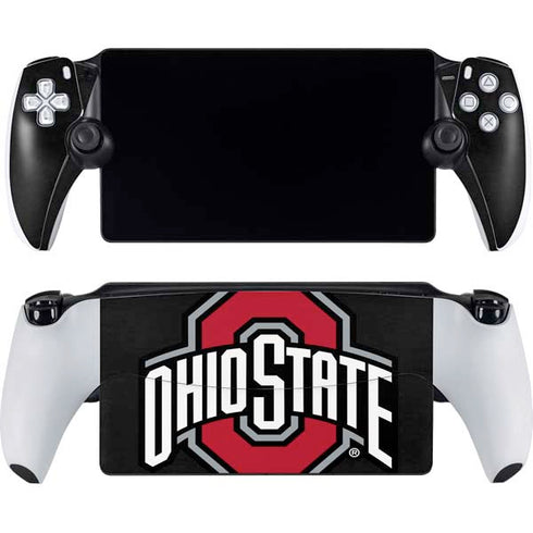 Ohio State University OSU Buckeyes Black PlayStation Portal Remote Player Skin