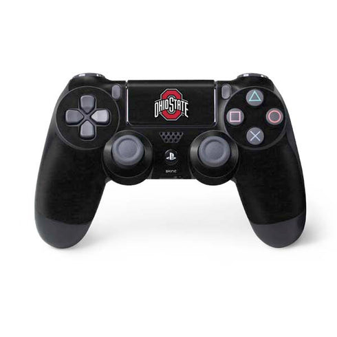 Ohio State University OSU Buckeyes Black PS4 Controller Skin