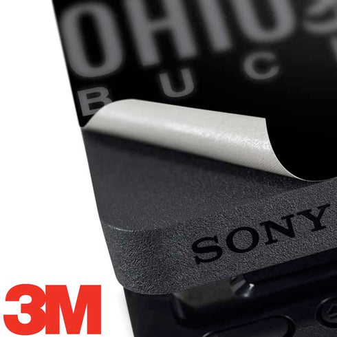 Ohio State University OSU Buckeyes Black PS4 Pro Bundle Skin