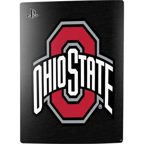Ohio State University OSU Buckeyes Black PS5 Bundle Skin