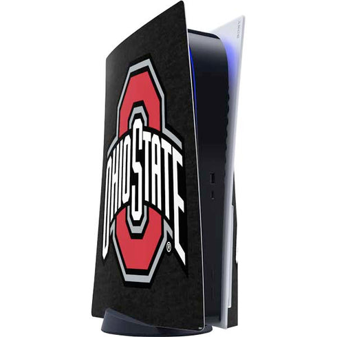 Ohio State University OSU Buckeyes Black PS5 Console Skin