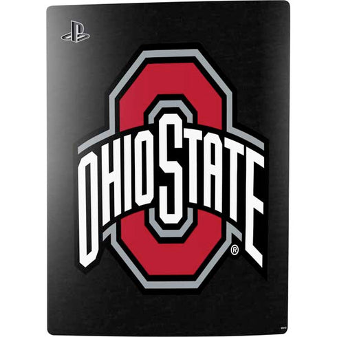 Ohio State University OSU Buckeyes Black PS5 Digital Edition Bundle Skin