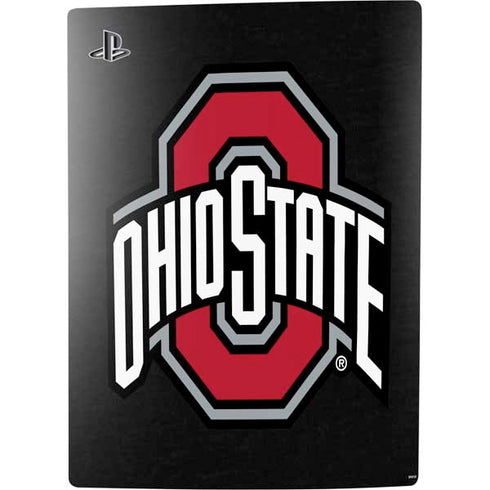 Ohio State University OSU Buckeyes Black PS5 Digital Edition Console Skin