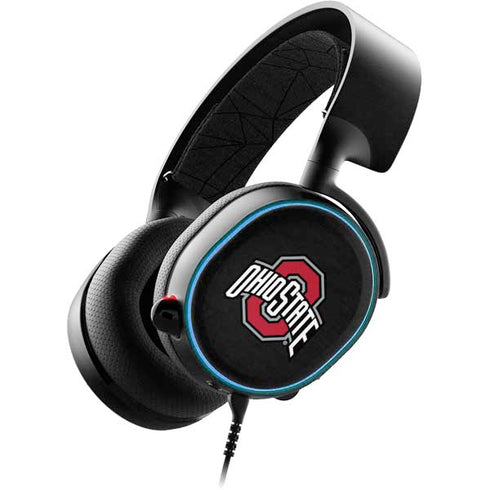 Ohio State University OSU Buckeyes Black SteelSeries Arctis 3 Skin