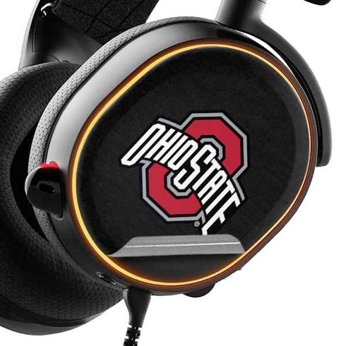 Ohio State University OSU Buckeyes Black SteelSeries Arctis 3 Skin