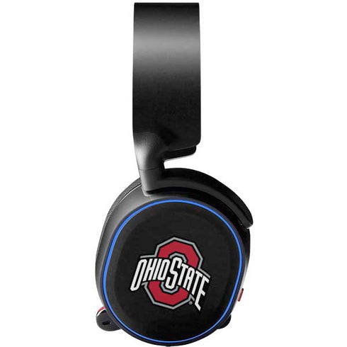 Ohio State University OSU Buckeyes Black SteelSeries Arctis 5 Skin