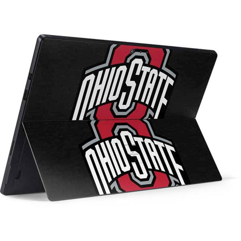 Ohio State University OSU Buckeyes Black Surface Pro 6 Skin