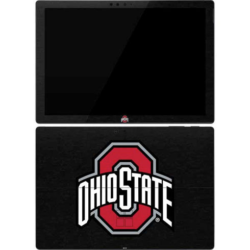 Ohio State University OSU Buckeyes Black Surface Pro 7 Skin
